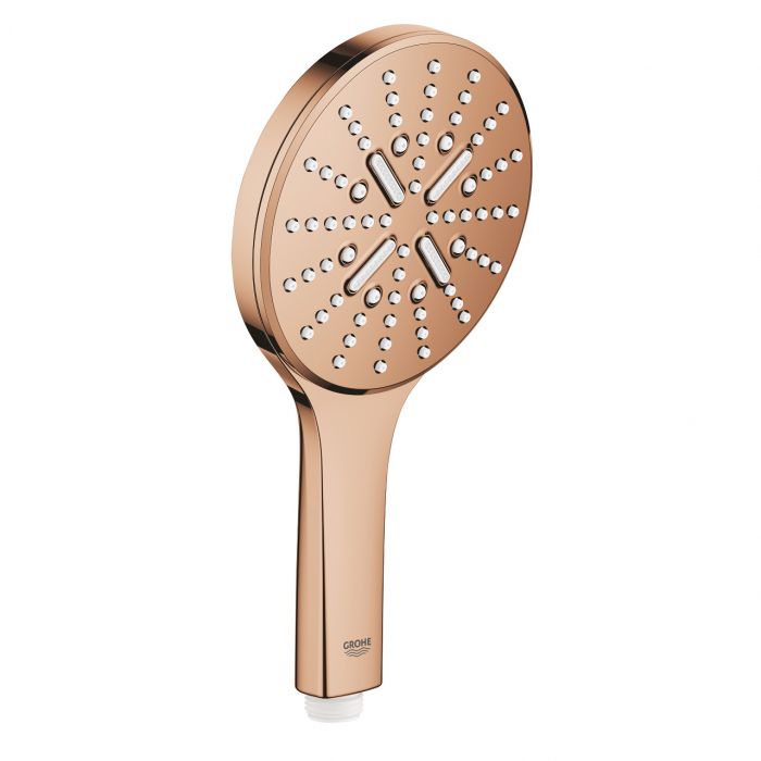 Prysznic ręczny 3-strumieniowy GROHE Rainshower SmartActive 130 warm sunset | 26574DA0