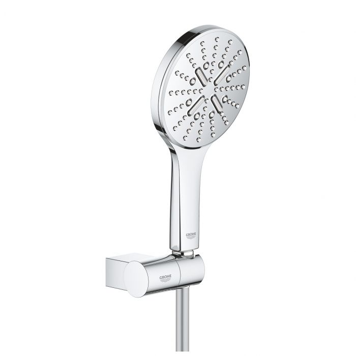 Słuchawka prysznicowa 3-strumieniowa GROHE Rainshower SmartActive 130 chrom | 26580000