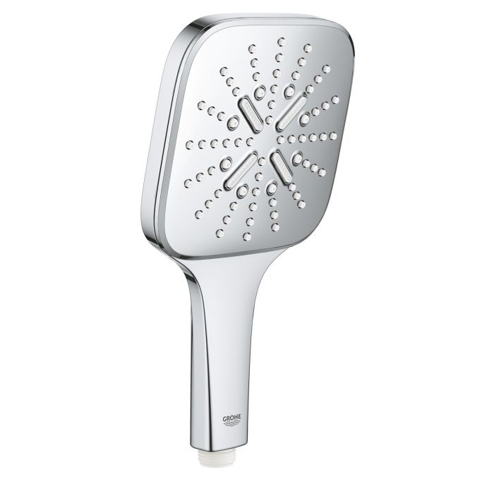 Prysznic ręczny 3-strumieniowy GROHE Rainshower SmartActive 130 Cube 130 x 130 mm chrom | 26582000