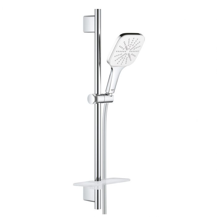 Zestaw prysznicowy GROHE Rainshower SmartActive 130 Cube moon white | 26584LS0