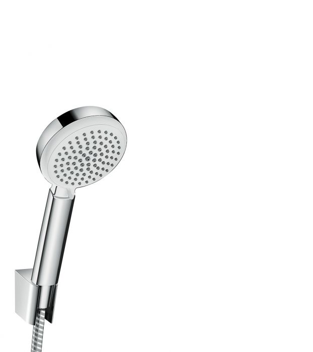 Zestaw prysznicowy HANSGROHE Crometta 100 Vario/Porter's DN 15 biały/chrom | 26666400