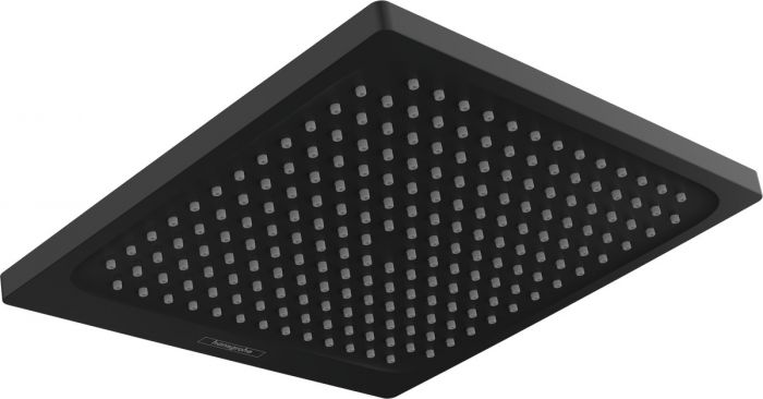 Głowica prysznicowa 1-strumieniowa (strumień: Rain) HANSGROHE Crometta E 240 x 240 mm czarna matowa | 26727670