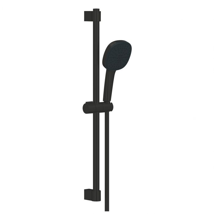 Zestaw prysznicowy GROHE Tempesta Cube 110 matte black z drążkiem | 267482433