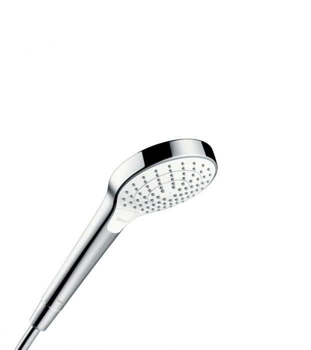Główka prysznicowa EcoSmart HANSGROHE Croma Select S Vario 3jet 110 mm biała/chrom | 26803400