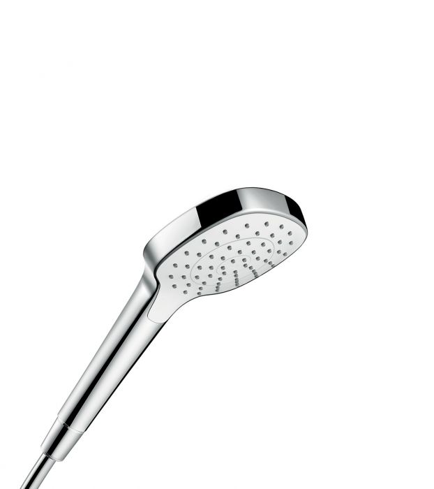 Główka prysznicowa EcoSmart 7l/min HANSGROHE Croma Select E 1jet 110 mm biała/chrom | 26816400