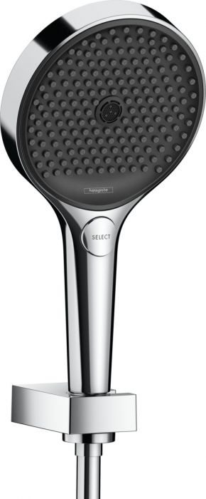Zestaw prysznicowy 3-strumieniowy HANSGROHE Rainfinity ścienny chrom w komplecie: główka prysznicowa, uchwyt prysznicowy, wąż prysznicowy  | 26851000