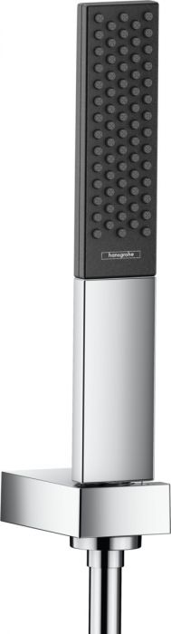 Zestaw prysznicowy punktowy 1-strumieniowy HANSGROHE Rainfinity chrom strumień PowderRain w komplecie: główka prysznicowa, uchwyt, wąż prysznicowy  | 26856000