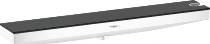 Przyłącze kątowe z uchwytem prysznicowym i półką R HANSGROHE Rainfinity Fixfit Porter półka 500 mm, G ½ biały matowy | 26858700