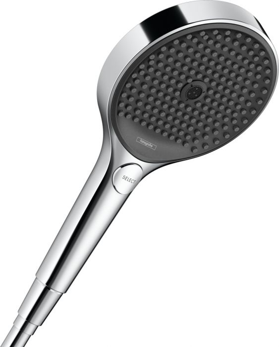 Głowica prysznicowa 3-strumieniowa HANSGROHE Rainfinity 130 3jet metalowa okrągły chrom  | 26864000