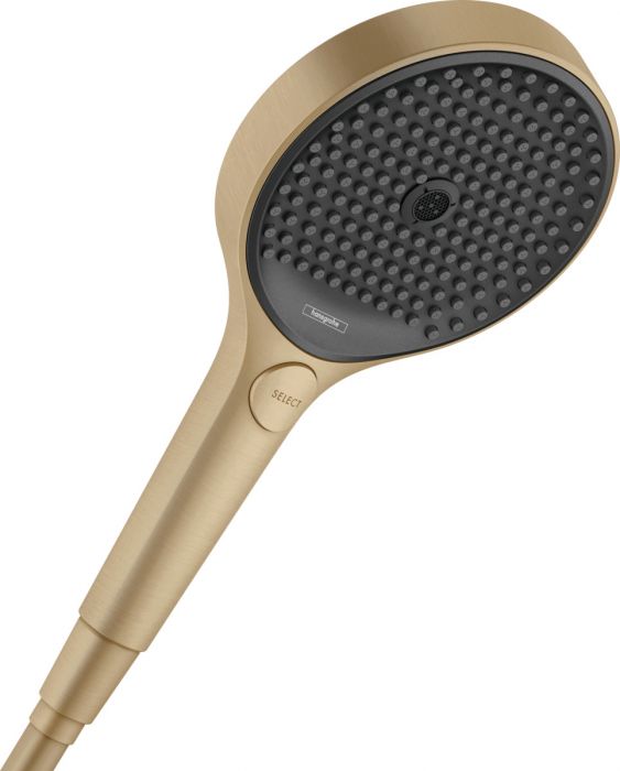 Głowica prysznicowa 3-strumieniowa HANSGROHE Rainfinity 130 3jet d132 brąz szczotkowany | 26864140