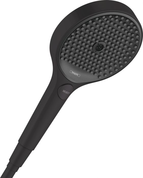 Główka prysznicowa 3-strumieniowa HANSGROHE Rainfinity okrągły wielkość głowicy: 130 mm czarna mat | 26865670