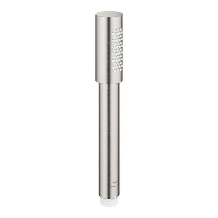 Prysznic ręczny, 1-strumieniowy 215 mm GROHE RAINSHOWER AQUA Water Saving ogranicznik przepływu 6.6 l/min, DreamSpray perfekcyjny natrysk, Long-Life, SpeedClean system przeciw osadom wapiennym stal nierdzewna | 26866DC0
