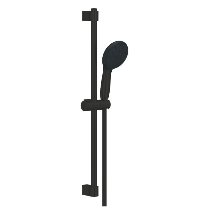Zestaw prysznicowy GROHE Tempesta 110 matte black z drążkiem | 269152433