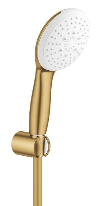 Zestaw prysznicowy 3-strumieniowy GROHE Tempesta 110 Brushed Cool Sunrise  | 26920GN3