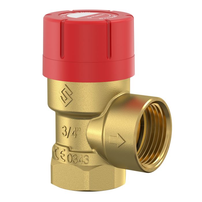 Zawór bezpieczeństwa dla zamkniętych instalacji grzewczych i chłodniczych AALBERTS HFC Prescor 320-1 1" x 1 1/4" GW 4 bar | 27040