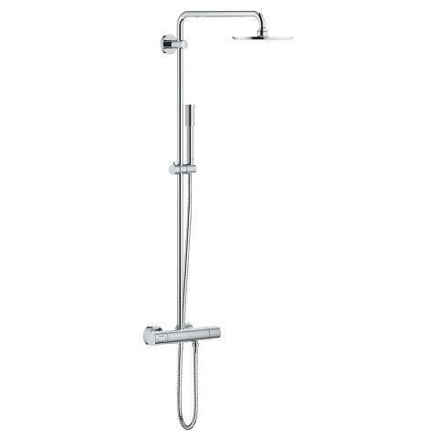 System prysznicowy ścienny GROHE Rainshowe System metalowy chrom z termostatem  | 27032001