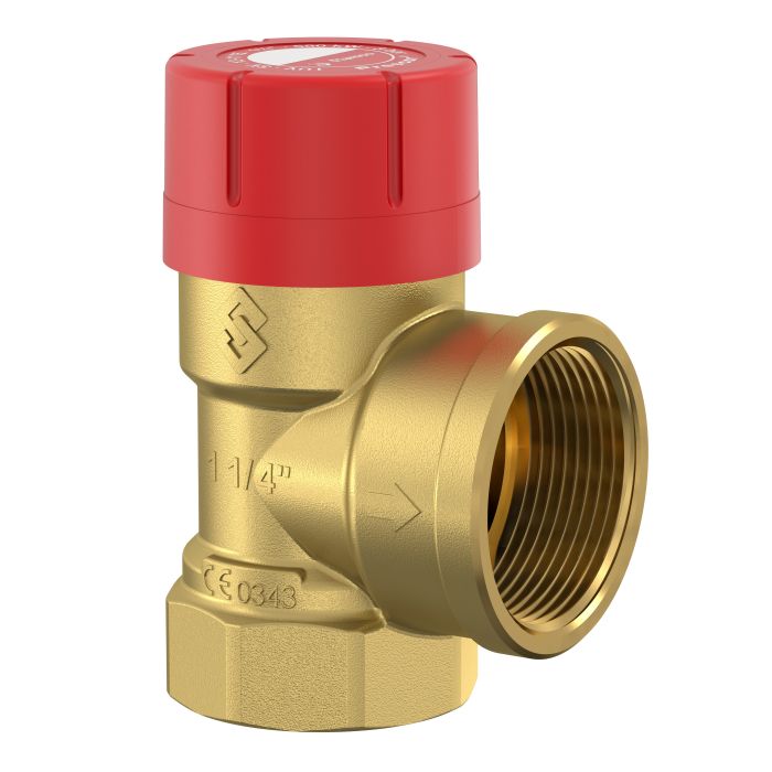 Zawór bezpieczeństwa dla zamkniętych instalacji grzewczych i chłodniczych AALBERTS HFC Prescor 350-1 1/4 TRD 11/4"x11/2" GW 2.5 bar | 27055