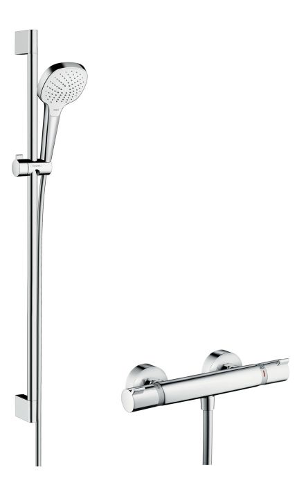 Zestaw prysznicowy HANSGROHE Croma Select E Vario/Ecostat Combi biały/chrom | 27082400