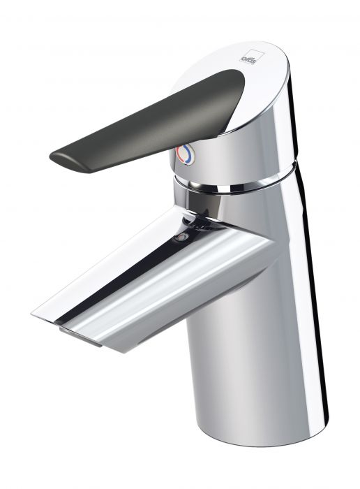 Bateria umywalkowa ORAS OPTIMA chrom posiada aerator i zawór spustowy i wężyki podłączeniowe | 2710F