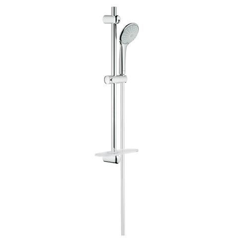 Zestaw prysznicowy ręczny, 2-strumieniowy GROHE Euphoria 110 Duo metalowy chrom zawiera: prysznic ręczny Euphoria 110 Duo 27238, drążek prysznicowy, 600 mm 27499, Silverflex wąż prysznicowy 1750 mm 28388000, półka GROHE EasyReach 27596000 | 27242001