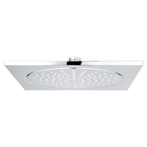 Deszczownica górna 10" 254 x 254 mm GROHE Rainshower F-Series 1-strumieniowa (strumień Rain), nadaje się do podgrzewaczy przepływowych chrom | 27271000
