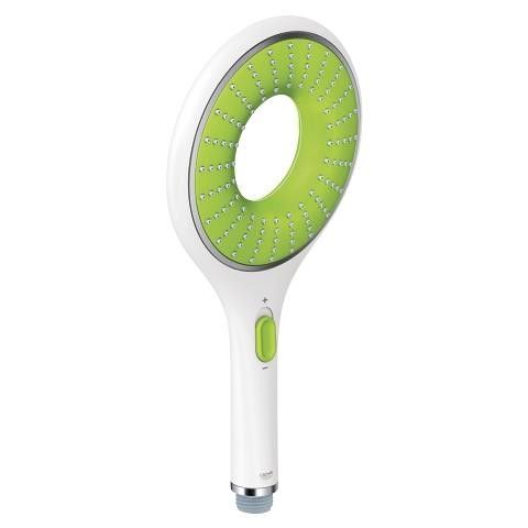 Prysznic ręczny, 2-strumieniowy GROHE Rainshower Icon metalowy moon white | 27276LS0