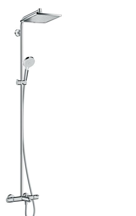Komplet prysznicowy HANSGROHE Crometta E 240 240 x 240 mm DN 15 chrom  | 27298000