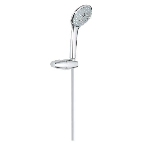 Zestaw prysznicowy ręczny, 3-strumieniowy GROHE Euphoria 110 Champagne metalowy chrom zawiera: prysznic ręczny Champagne 27222000, uchwyt prysznica ścienny 28401000, Silverflex wąż prysznicowy 1750 mm 28388000, GROHE DreamSpray perfekcyjny natrysk | 2735