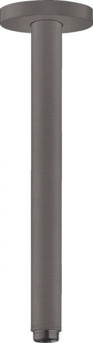 Przyłącze sufitowe HANSGROHE S mosiężne G 1/2 300 mm czarny chrom szczotkowany  | 27389340