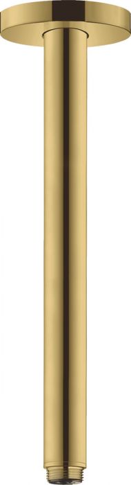 Przyłącze sufitowe HANSGROHE 300 mm złote optyczne polerowane  | 27389990