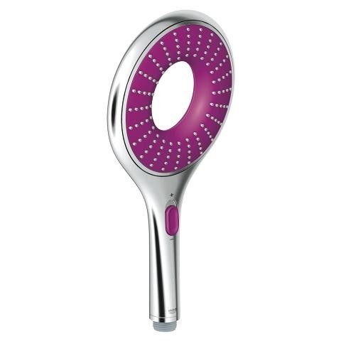 Prysznic ręczny, 2-strumieniowy GROHE POLSKA Rainshower Icon metalowy Ø 150 mm fioletowy | 27448000