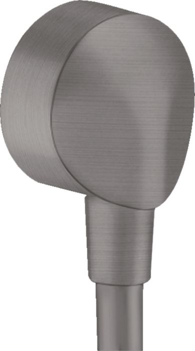 Przyłącze węża natryskowego HANSGROHE Fixfit E czarny chrom szczotkowany | 27454340