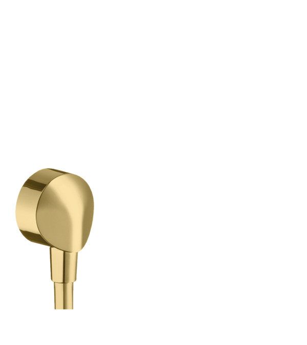 Przyłącze węża natryskowego HANSGROHE Fixfit E DN 15 złote optyczne polerowane | 27454990