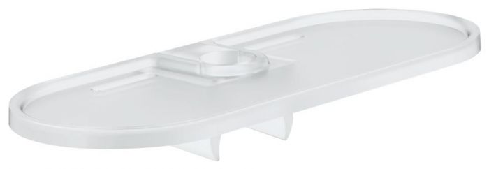 Półka na przybory do mycia GROHE Tempesta New montowana na dolnym końcu drążka prysznicowego New Tempesta akrylowa 222 x 91 mm przezroczysta | 27596000