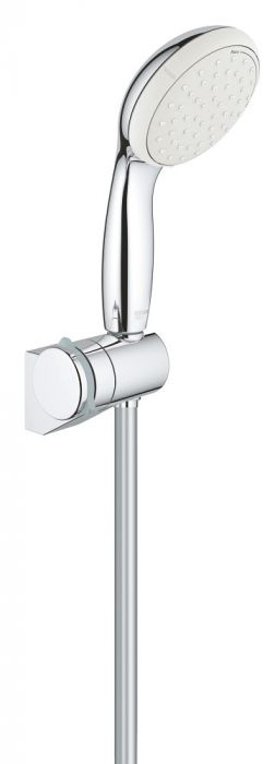 Zestaw prysznicowy GROHE Tempesta 100 chrom 2 strumienie zawiera: prysznic ręczny (27597001),  regulowany uchwyt ścienny (27595000), wąż prysznicowy Relexaflex  1750 mm (28154001),  | 2760110E