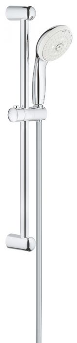 Zestaw prysznicowy GROHE Tempesta 100 chrom 4 strumienie zawiera: prysznic ręczny (28421002), drążek prysznicowy 600 mm (27523000), wąż prysznicowy Relexaflex 1750 mm (28154001),  | 27645001