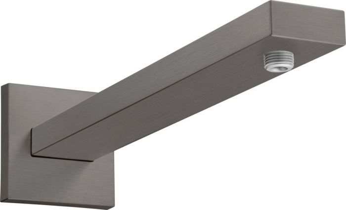 Ramię prysznicowe square HANSGROHE mosiężne 390 mm czarny chrom szczotkowany  | 27694340