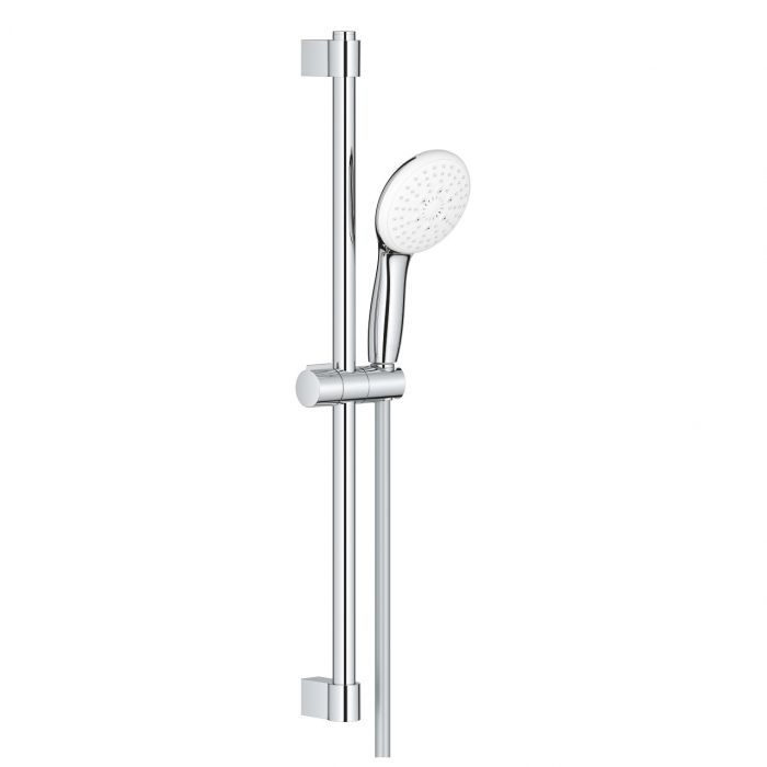 Zestaw prysznicowy 3-strumieniowy GROHE Tempesta d110 chrom w komplecie: słuchawka prysznicowa Tempesta (28261), drążek prysznicowy, 600 mm (27523), wąż prysznicowy Relexaflex 1750 mm 1/2" x 1/2" (28154001), regulowany uchwyt (obracany i przesuwny) | 277