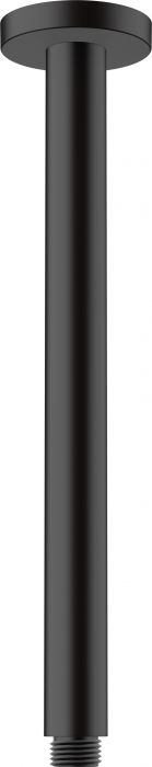Przyłącze sufitowe HANSGROHE Vernis Blend mosiężne d26 300 mm czarne mat | 27805670