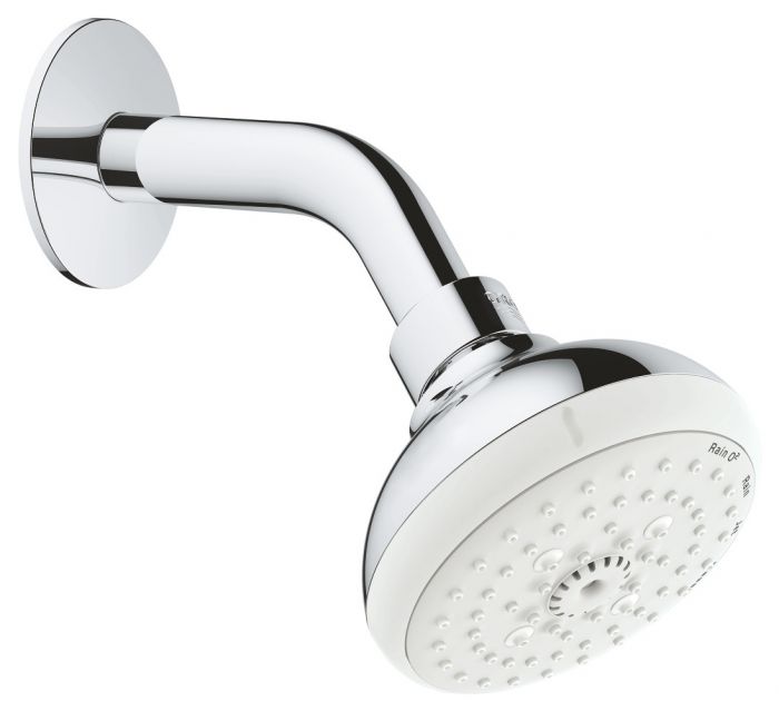 Prysznic górny, czterostrumieniowy, GROHE Tempesta 100 średnica 210 mm chrom | 27870001