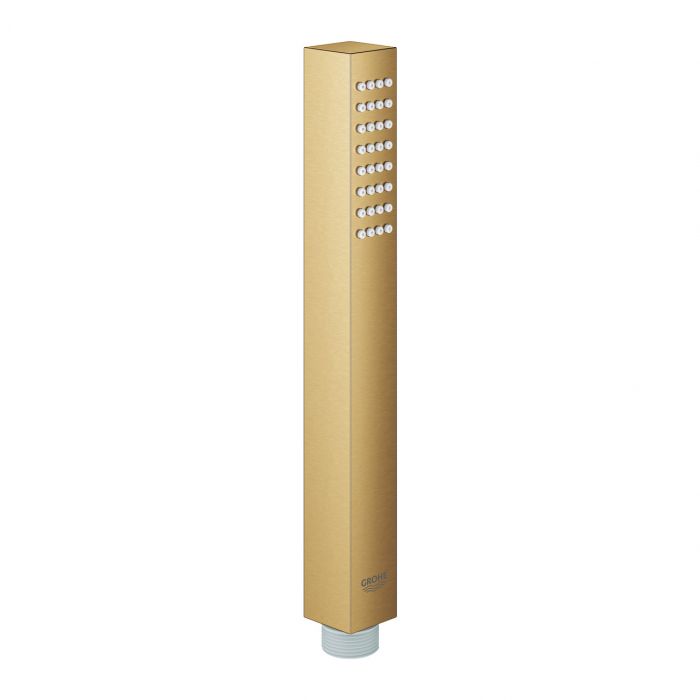 Prysznic ręczny, 1-strumieniowy GROHE Euphoria Cube+ metalowy 216 mm brushed cool sunrise | 27888GN0