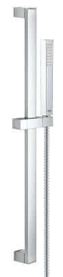 Zestaw prysznicowy GROHE Euphoria Cube+ metalowy chrom zawiera: prysznic ręczny 27888000, drążek prysznicowy 600 mm, metalowy wąż prysznicowy Rotaflex Metal Longlife 1750 mm 28025 | 27891000