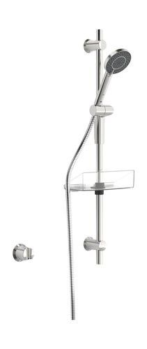 Zestaw prysznicowy ORAS OPTIMA wysokość: 764 mm chrom w komplecie: regulowany drążek natrysku max 720 mm, uchwyt ścienny i wąż prysznicowy 1750 mm | 2790