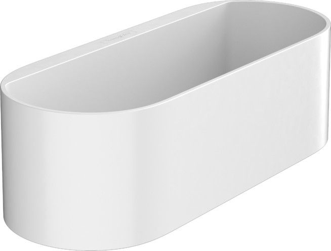 Kosz głęboki, ścienny HANSGROHE WallStoris wnęka z wylotem wody do przechowywania 250 x 71 mm biały mat  | 27912700