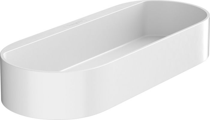 Kosz ścienny HANSGROHE WallStoris wnęka z wylotem wody do przechowywania 250 x 39 mm biały matowy  | 27913700