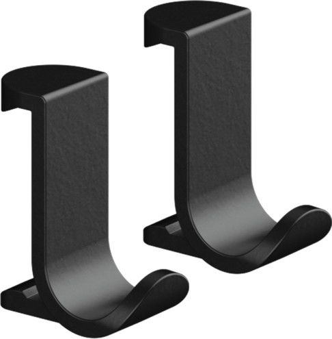 Wieszak na ręcznik szeroki HANSGROHE WallStoris 2 sztuki 32 x 39 x 18 mm czarny mat  | 27914670