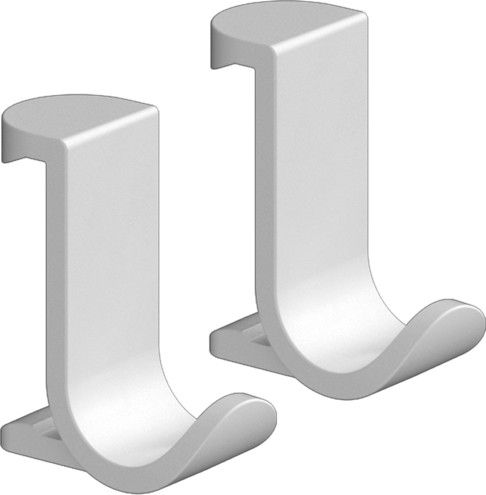 Wieszak na ręcznik szeroki HANSGROHE WallStoris 2 sztuki z tworzywa sztucznego 32 x 39 x 18 mm biały mat  | 27914700