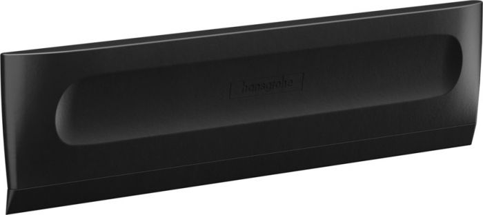 Ściągaczka HANSGROHE WallStoris ergonomiczny kształt do szkła z tworzywa 195 x 44 mm czarna matowa | 27916670