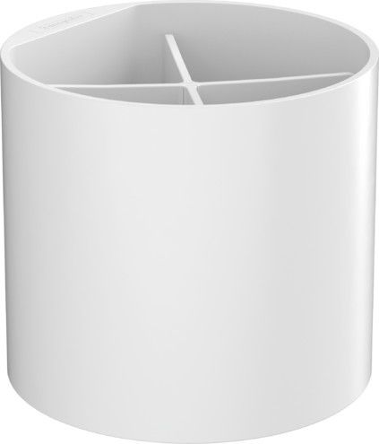 Kubek HANSGROHE WallStoris wnęka z wylotem wody do przechowywania d126, wysokość: 108 mm biały matowy w składzie: kubek, przegroda | 27921700