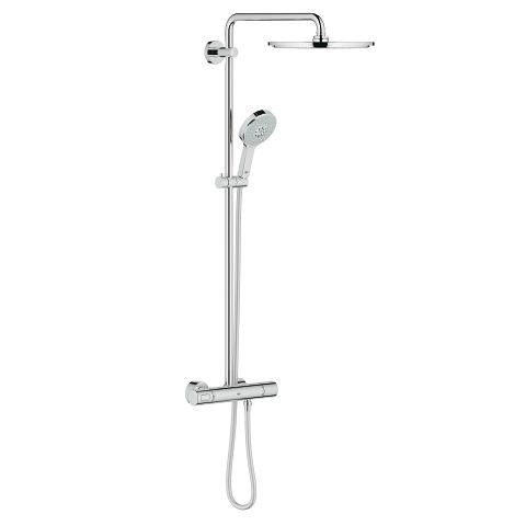 System prysznicowy ścienny GROHE Rainshower System metalowy Ø 310 mm chrom z termostatem | 27968000
